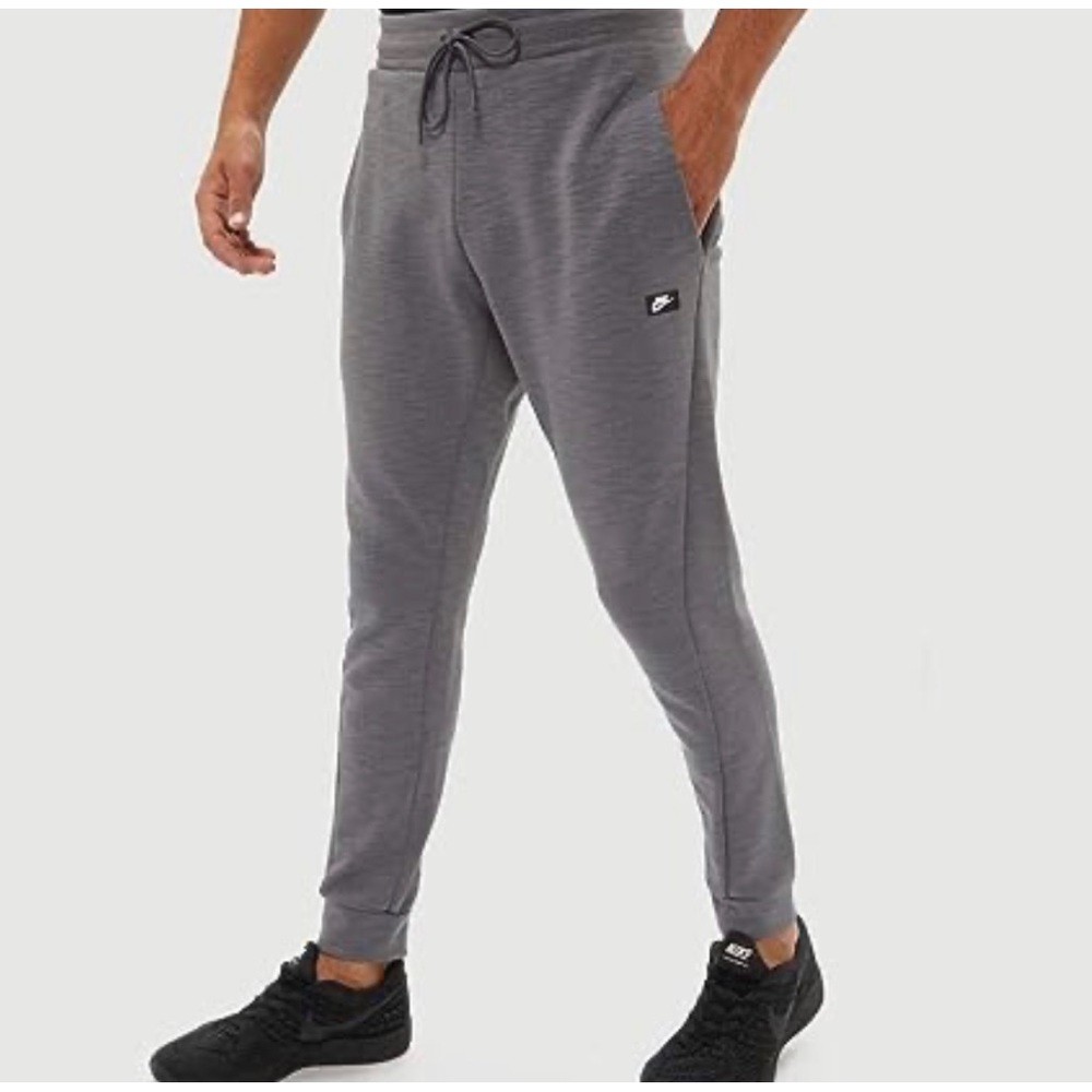 Nike NSW Optic Grey Activewear Athleisure Joggers Track Pants, Men’s Large